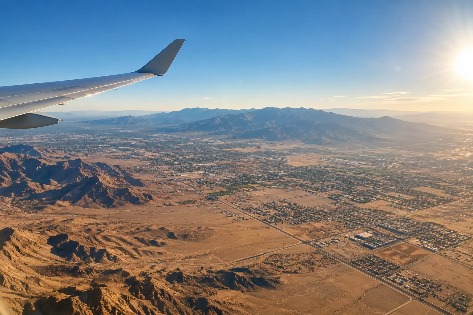 Phoenix from the air