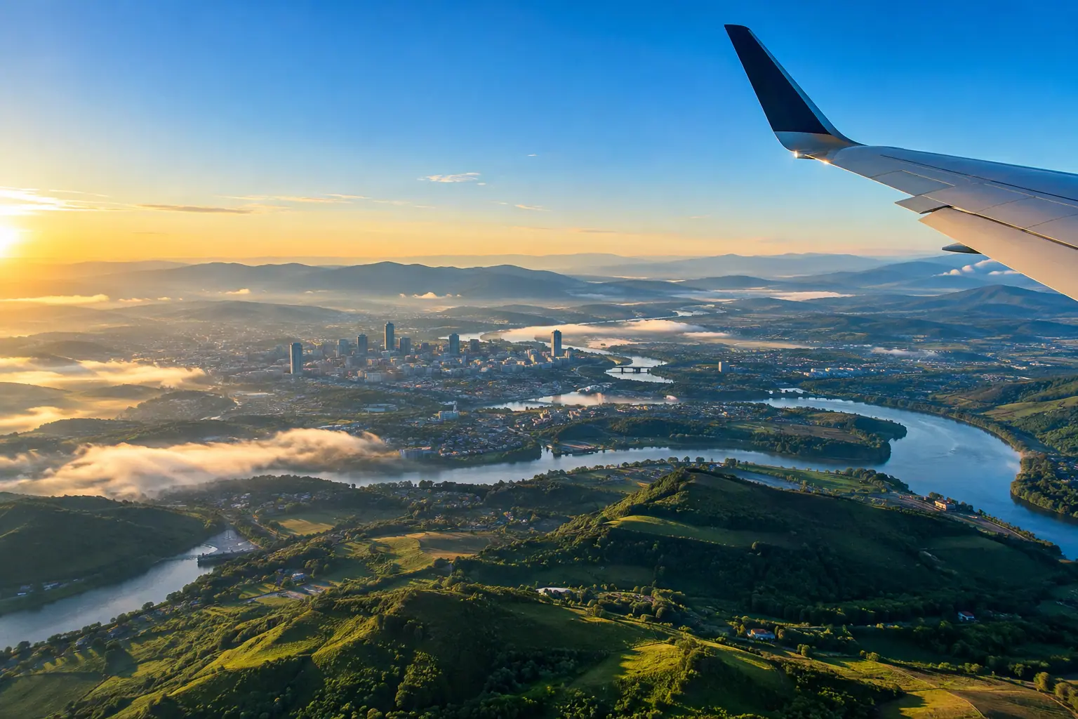 Nashville from the air